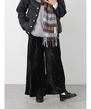 クラッシュベロアイージーパンツ