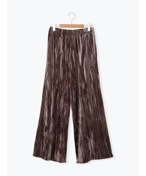 クラッシュベロアイージーパンツ