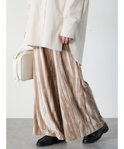 クラッシュベロアイージーパンツ