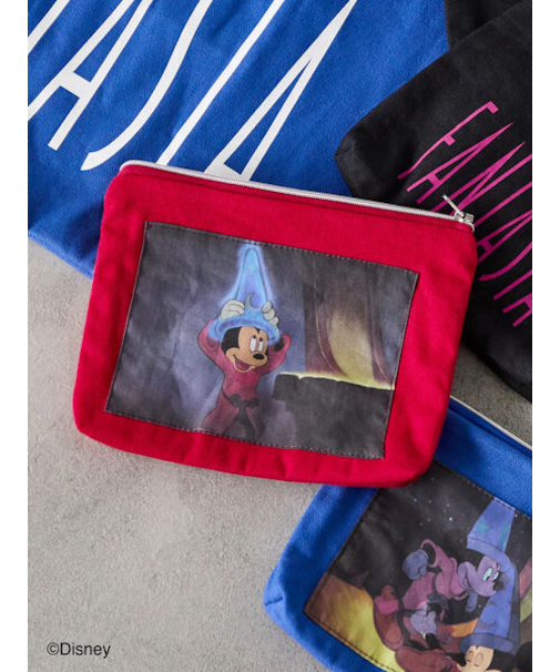 【Disney】FANTASIA/ロゴプリントポーチ