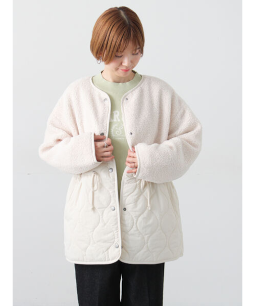 ボアキルト切替コート