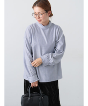 アソートスタンドフリルブラウス