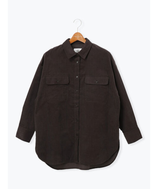 コーデュロイオーバーシャツ