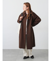 ウールライクステンカラーコート