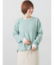 もちもちクルーネックニット