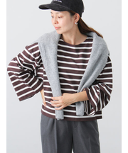 ビッグスリーブボーダーカットソー