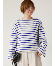 ビッグスリーブボーダーカットソー