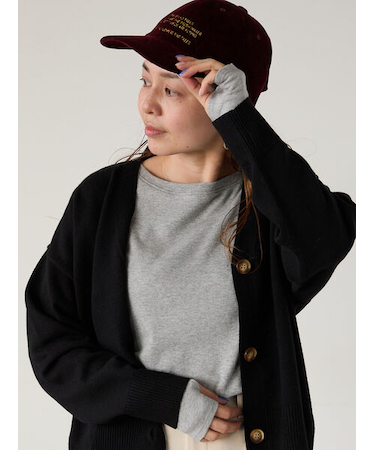 スムース起毛クルーネックカットソー