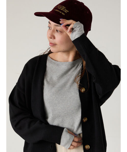 スムース起毛クルーネックカットソー