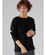 無地/ボーダー長袖カットソー