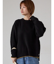 ジャカード配色ワイドニット