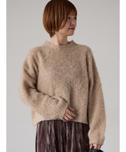 ブークレクロップドニット