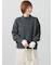 ウール混ふわふわハイネックニット