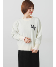 ロゴアソートジャカードニット