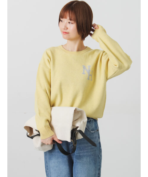 ロゴアソートジャカードニット