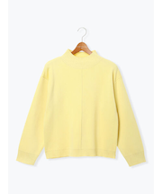 コットンタッチハイネックニットプルオーバー