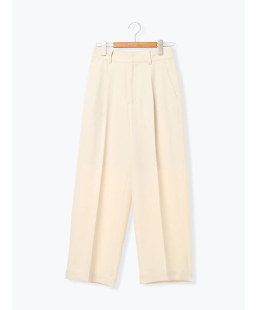 ウエストタックセンタープレスワイドパンツ