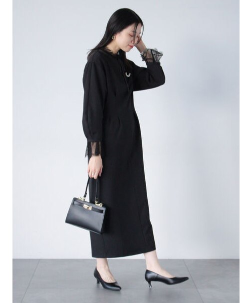 【セレモニーアイテム】ウエストタックワンピース