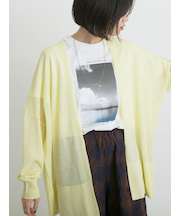 シアーロングカーディガン