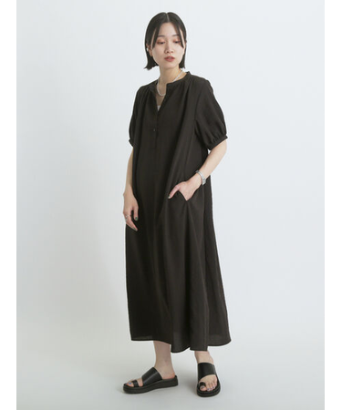 ワッシャーAラインワンピース