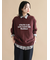 【Healthknit】ロゴクルーネックプルオーバー