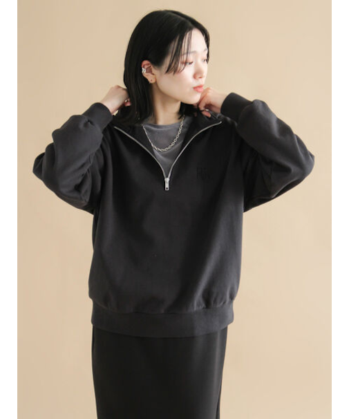 【Healthknit】ハーフジッププルオーバー