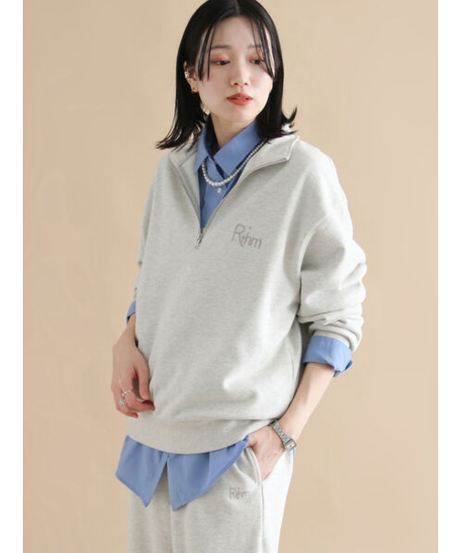 【Healthknit】ハーフジッププルオーバー