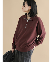 【Healthknit】ハーフジッププルオーバー