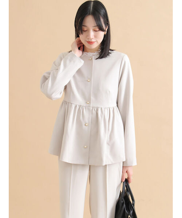 ペプラムジャケット