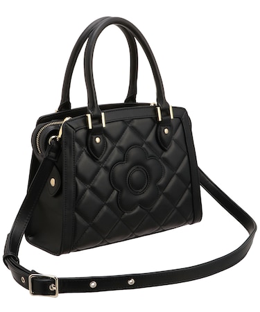 スクエアキルトデイジーパッチ 2WAYトート