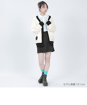 MQロゴデイジーワッペン カーディガン