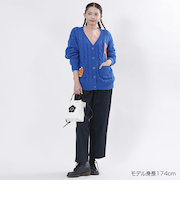 MQロゴデイジーワッペン カーディガン