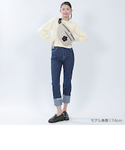 ロングリブパール ニット