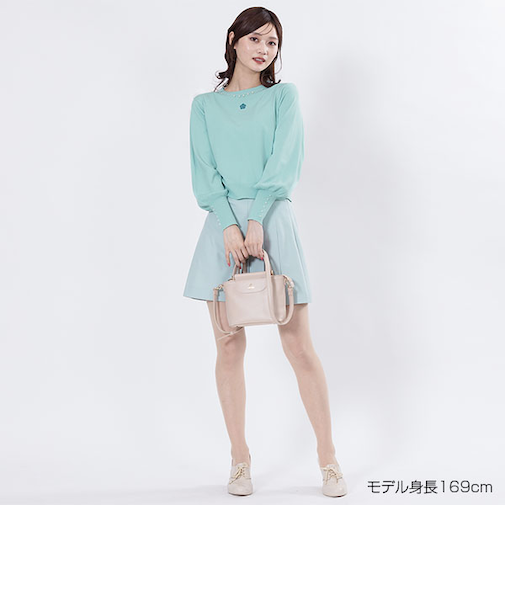 ロングリブパール ニット