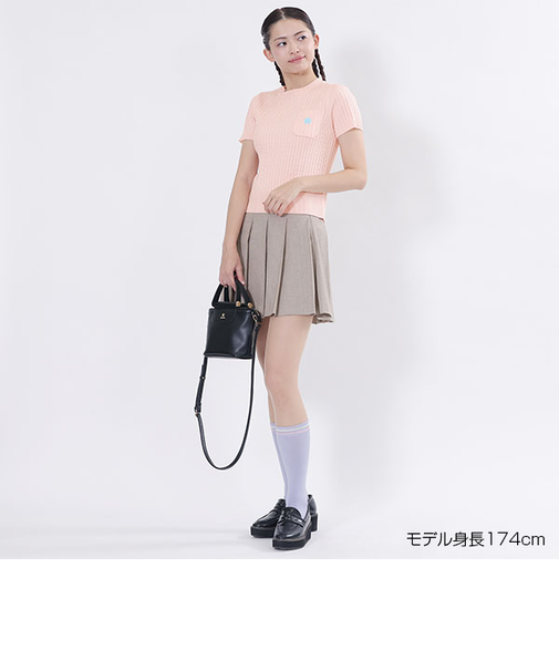 デイジーワンポイント半袖 プルオーバー
