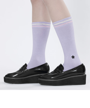 カラーラインハイ ソックス