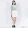 エポデイジーボタンデニムミニ スカート