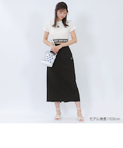 ロゴテープクロップド Tシャツ