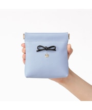 サフィアーノリボン バネクチポーチ