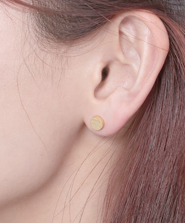 ロゴデイジーキャッチ ピアス