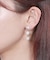 3デイジーシェイプドパール ピアス