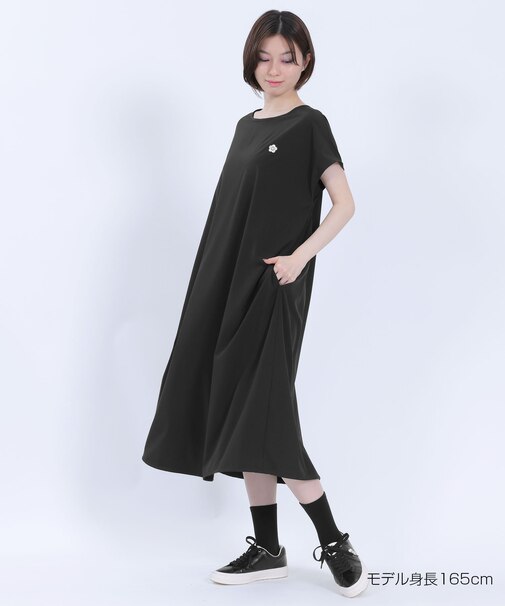 撥水UVロング ワンピース