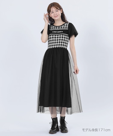 レトロロゴライン ワンピース