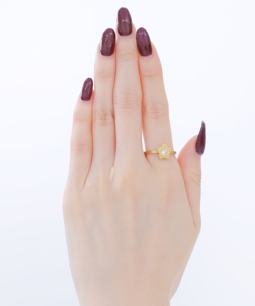 プチデイジーステンレス リング