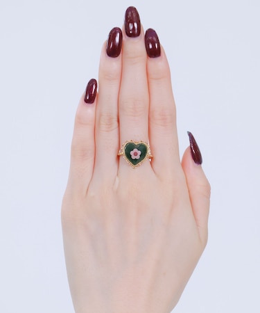 アンティークハート リング