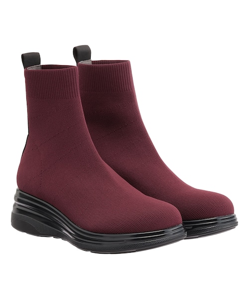 メタルデイジーニット ブーツ（ブラック） MARY QUANT ONLINE SHOP｜マリークヮントオンラインショップ