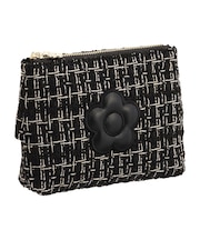 パディングデイジーツイード 舟型ティッシュケース