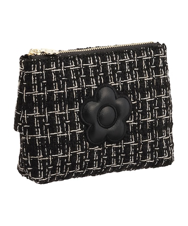 パディングデイジーツイード 舟型ティッシュケース