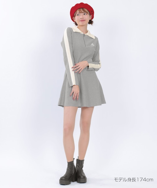 KANGOL×MQニット ワンピース