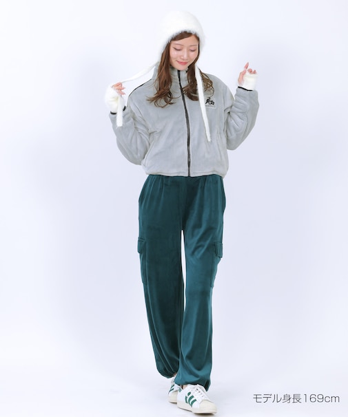 KANGOL×MQフリース ブルゾン